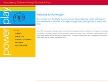 Tablet Screenshot of powerplaykids.com